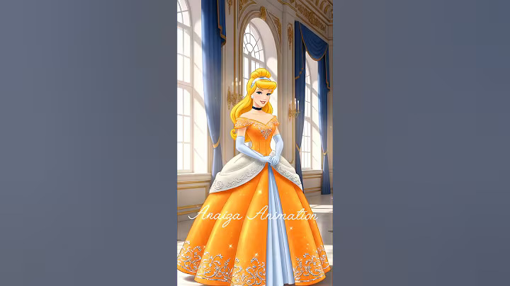 Princess Cinderella Dress Transformation 🥰☺️#princess #cinderella #dress #transformation #ai #shorts