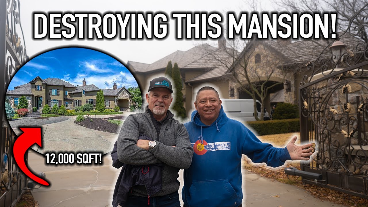 I'm going to DESTROY this ABANDONED MANSION! (Giving Eugeno a Tour for Demo!)