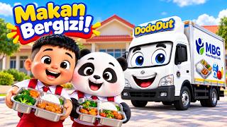 Truk Makanan Bergizi🚚🍛😋| Lagu Anak Anak Terbaru - Roda Roda Truk | Animasi Anak Lucu 3D | DodoDut