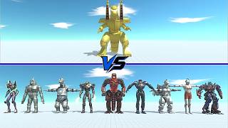 Cybersaur vs All Mechanical Kaiju- Animal Revolt Battle Simulator | ARBS screenshot 2