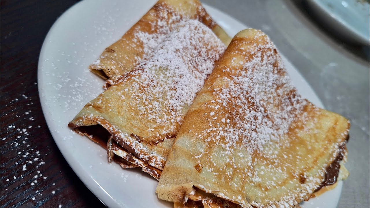 Crêpes alla Nutella: pronte in un attimo e super golose 🤤