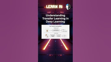 Understanding Transfer Learning in Deep Learning #ai #artificialintelligence #machinelearning