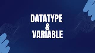 Java Variables & Data Types