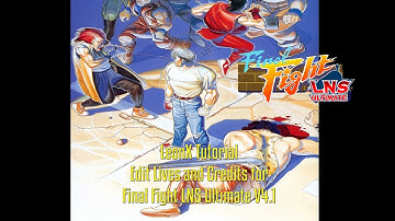 LeonX Tutorial - Final Fight LNS Ultimate V4.1 - Edit Lives and Credits!