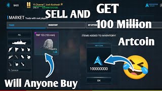 How To Get 100 Million Artcoin🤣😂In Modern Warships Free Market New Update 0.51.1 screenshot 3