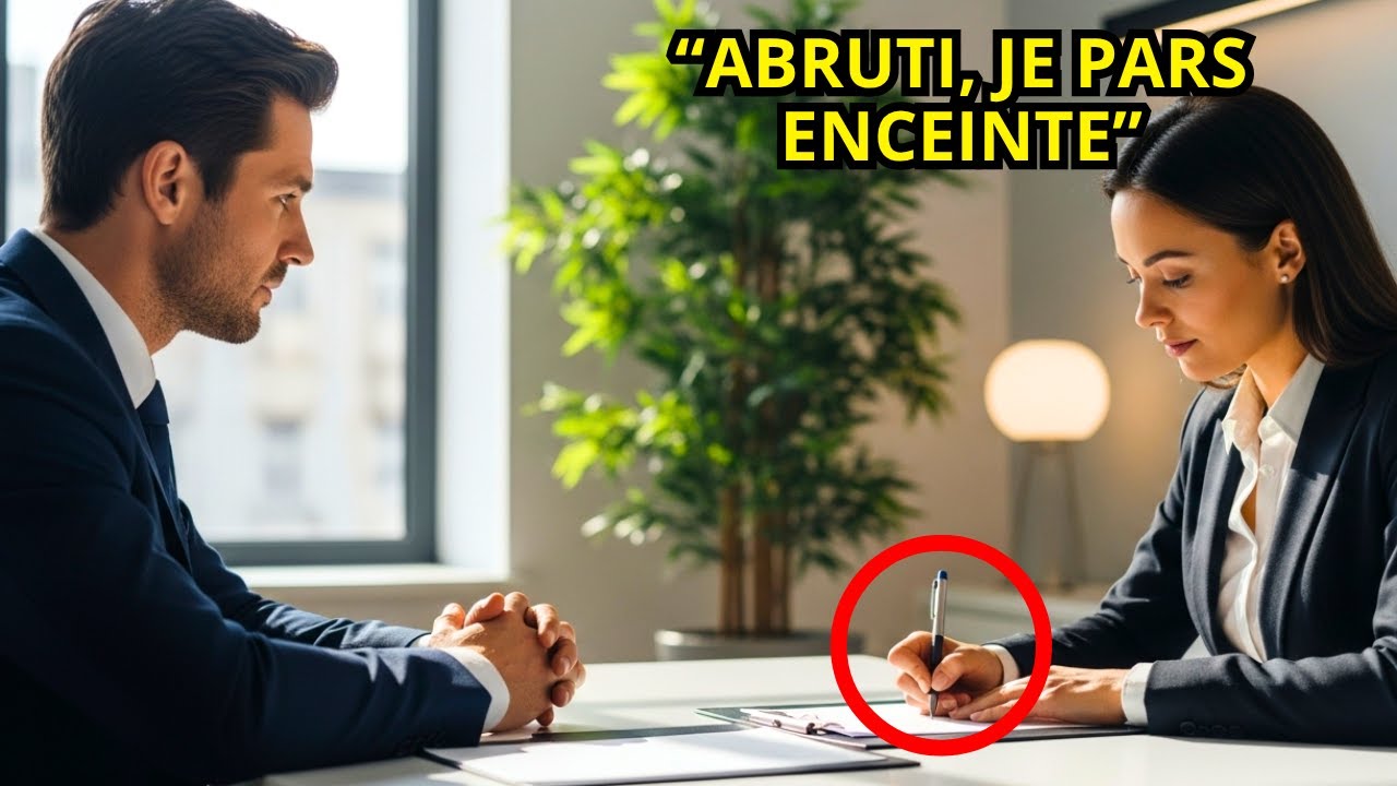 EN PLEURS, ELLE A SIGNÉ LE DIVORCE, A DÉCHIRÉ LE TEST DE GROSSESSE ET EST PARTIE. SIX ANS PLUS TARD