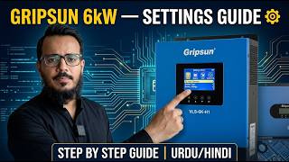 Gripsun Low Voltage Single-Phase Hybrid Inverter 6kW — Complete Settings Review | Enon Energy | Enon