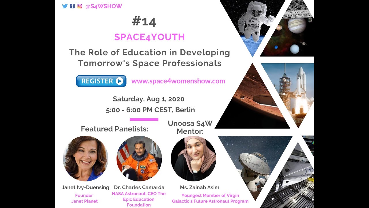 S #14': Space4Youth - The Role of Education in Developing Tomorrow’s Space Professionals