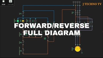 FORWARD/REVERSE  FULL WIRING DIAGRAM USING SIMURELAY APPS