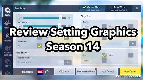 Review Setting Graphics | Rules of Survival | Ep24
