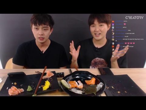 Sushi-mi & cơm trộn với bạn trọng nhân (hát nữa) 일본수시미 데니와 먹방  - Woossi TV - Sushi-mi & cơm trộn với bạn trọng nhân (hát nữa) 일본수시미 데니와 먹방  - Woossi TV