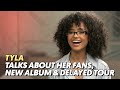 Capture de la vidéo Tyla Talks About Her Fans, Debut Album, And Delayed Tour