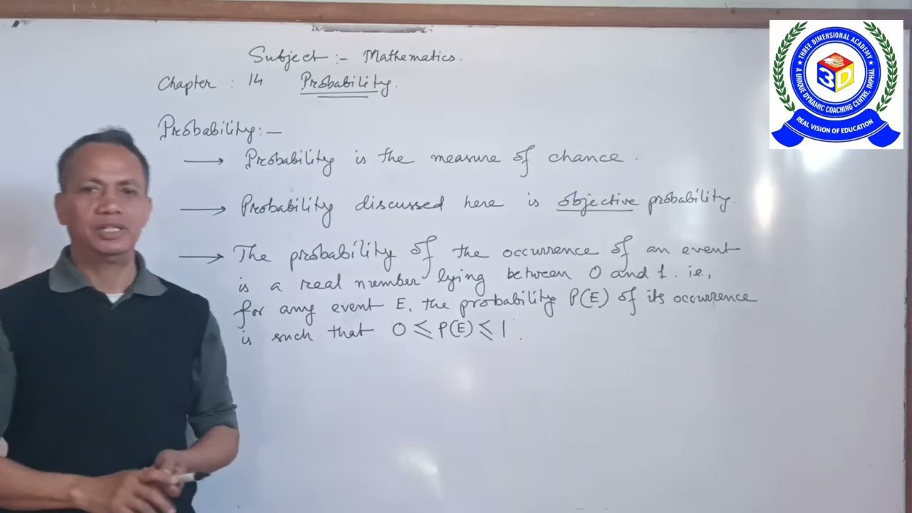 Class-X//Mathematics//Chapter 14 :  Probability//Part-1: Introduction 