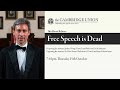 Professor Eric Kaufmann | THB Free Speech is Dead | Cambridge Union (5/6)