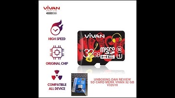 UNBOXING DAN REVIEW MICRO SD VIVAN 32GB 2022