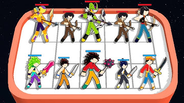 Merge Master Gameplay - Stickman Warriors: Merge Hero - Merge Battle Game Android,iOS