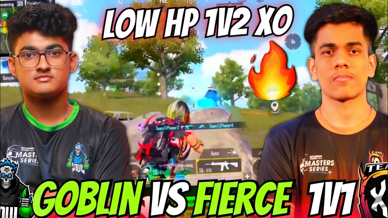 Goblin vs Fierce 1v1 🔥 SouL Goblin Low HP 1v2 Clutch 🥵 | Team Soul 🚀 ...