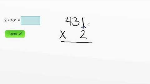 AdaptedMind Math - Multiplying By Three-Digit Numbers, Question #1