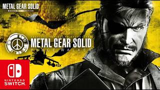 Metal Gear Solid Peace Walker Master Collection Version 2 Nintendo Switch Gameplay