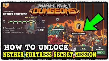 Basalt Deltas Secret Scroll Location to unlock the Nether Fortress in Minecraft Dungeons