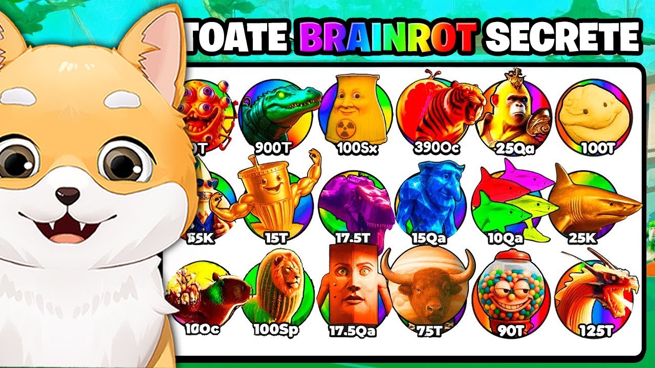 Deblochez TOATE SECRETELE BRAINROT in Brainrot Evolution...