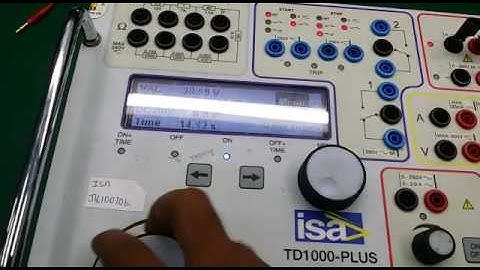 ISA TD1000 Plus Relay Test Set Repaired by Dynamics Circuit (S) Pte. Ltd.