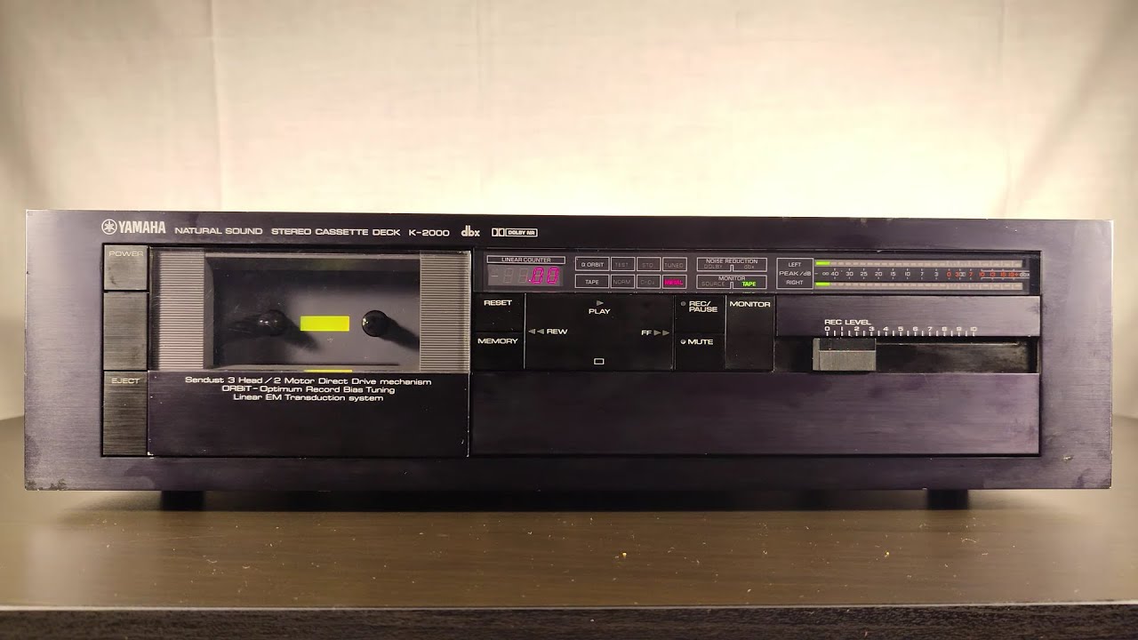 0030 Yamaha K2000 Cassette Deck - YouTube