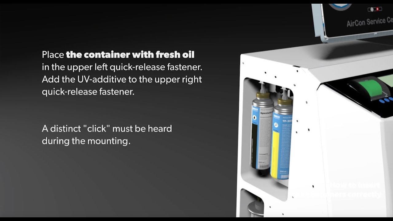 WAECO | AirCon Service Center (ASC) – Correct insertion of containers