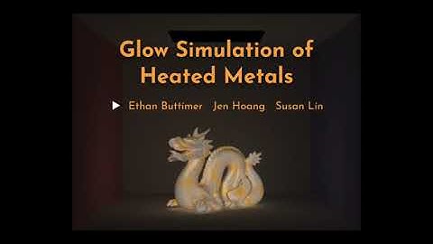 Glow Simulation of Heated Metals (CS184: Computer Graphics, Final Project)