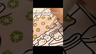 Coco Wyo How to color Christmas Blanket