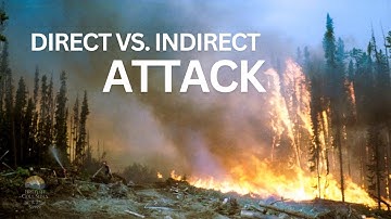 Direct and Indirect attack strategies on wildfires