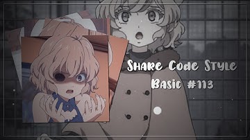 Alight Motion | Share 5 Code Style Basic #113 ヽ Dùng Thì Cre ă || Yine