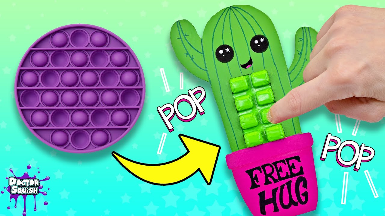 How To Make a Pop It Fidget Toy! DIY Pop It 