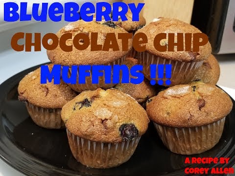 Blueberry Chocolate Chip Muffins