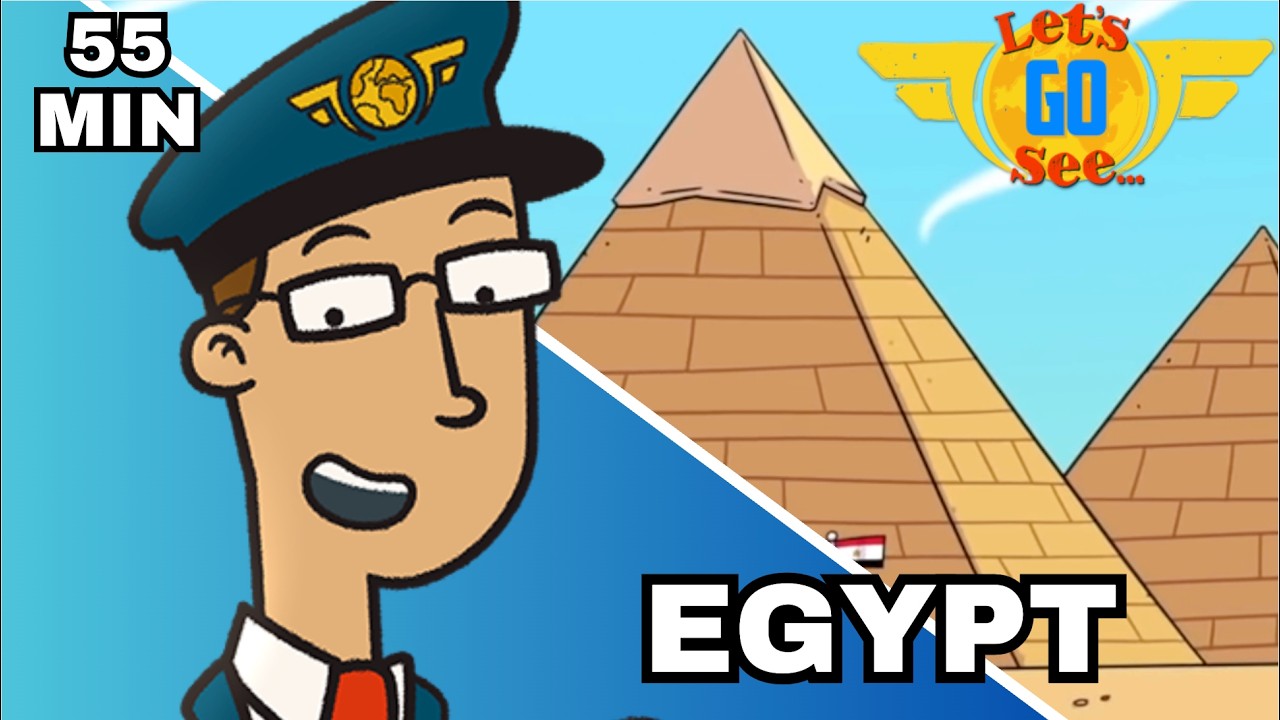 A Day in a Pilot’s Life ✈️ | Flying Kids to Ancient Egypt Adventure | Travel & Adventure for Kids