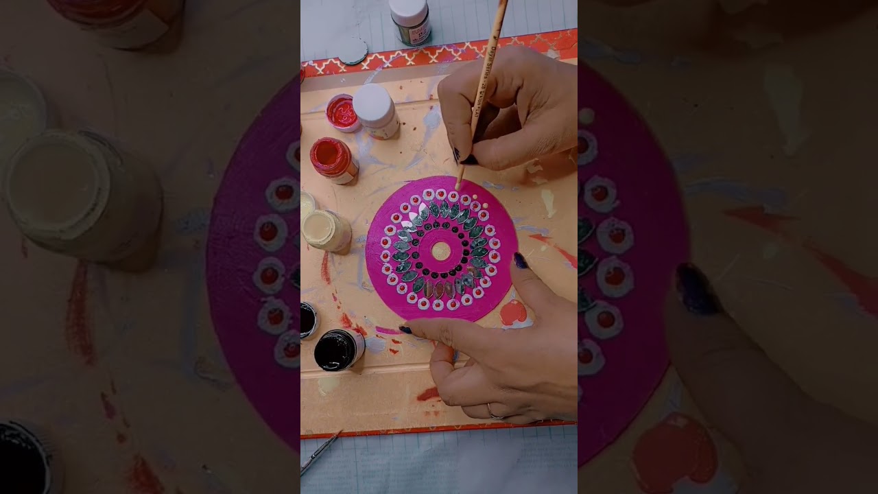 Simple CD Painting 🎨 Ideas/