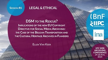 IIPC WAC 2024 Presentation: DSM to the Rescue? Implications of the new EU Copyright Directive