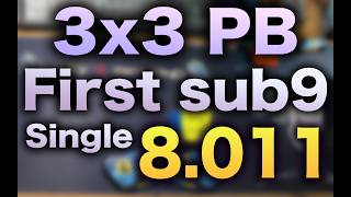 When Your First sub9 is 0.01 Seconds away from sub8...