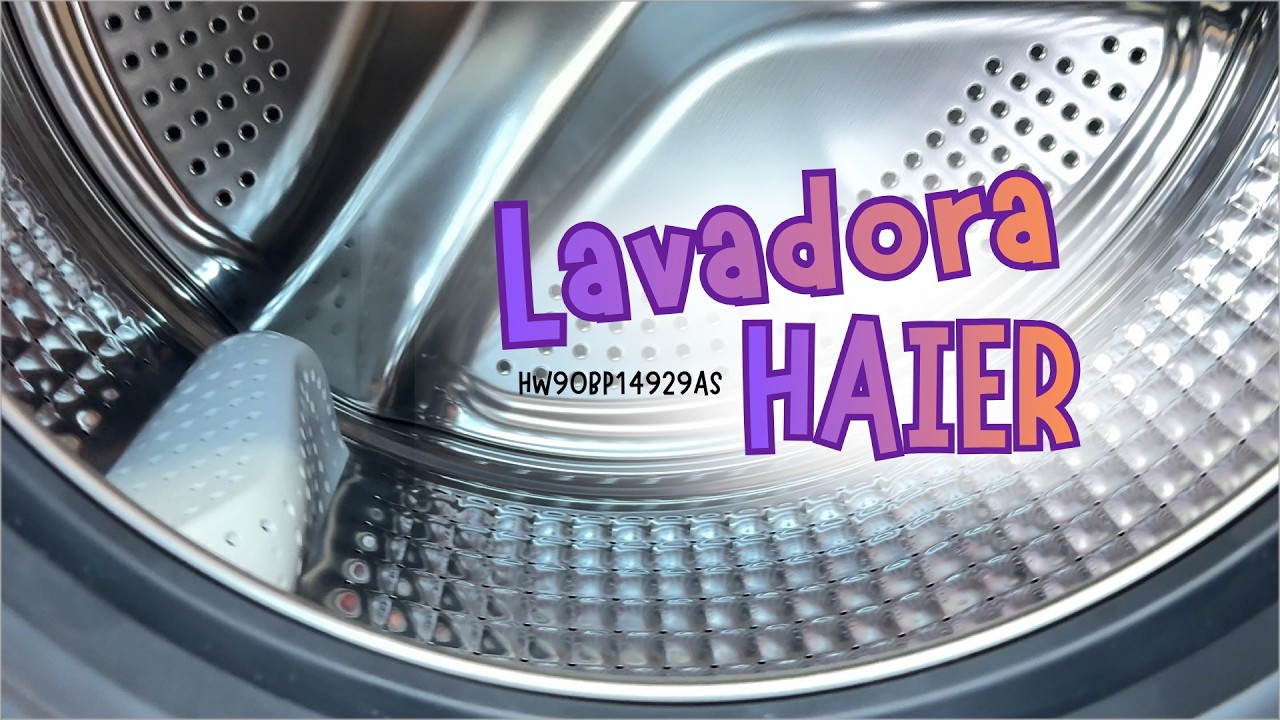 💧 Haier HW90BP14929AS | Lavadora 9kg con vapor y muy eficiente