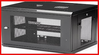 StarTech.com 2 Post 9U 19" Wall Mount Network Cabinet - Adjustable Depth 6-15"- Locking IT Switch