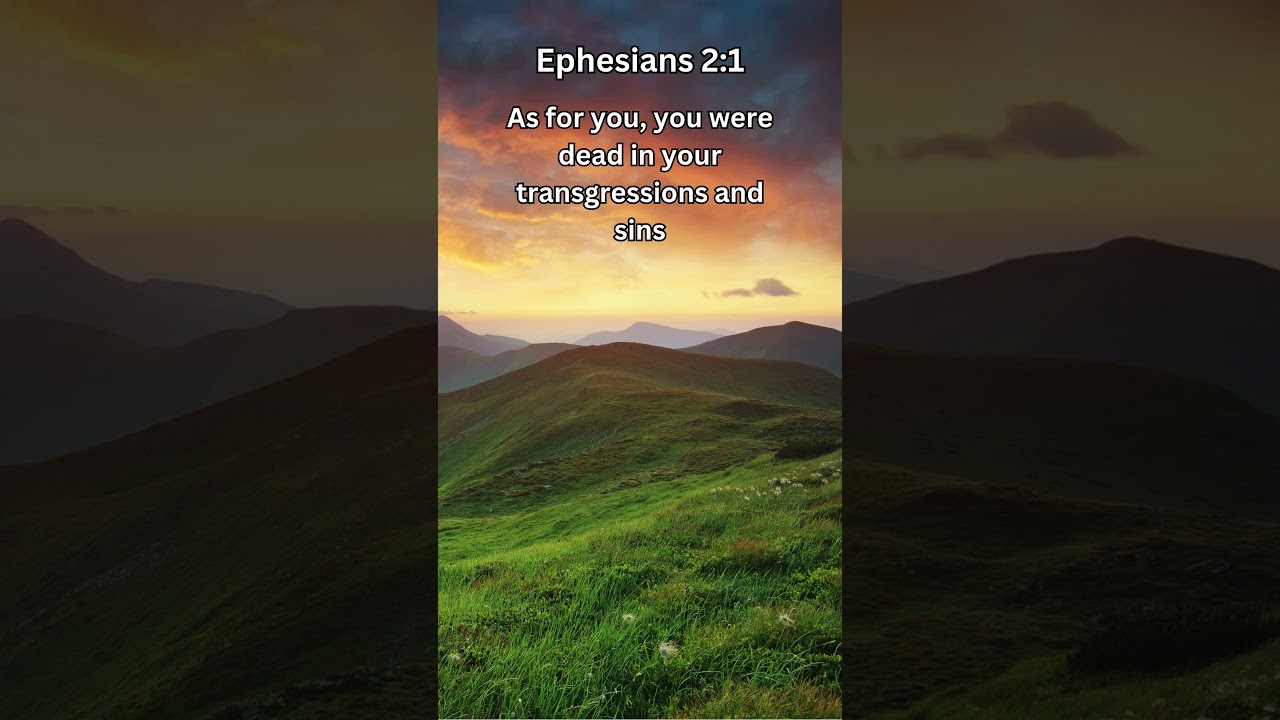 Bible Verse for Spiritual Growth Ephesians 2:1 
