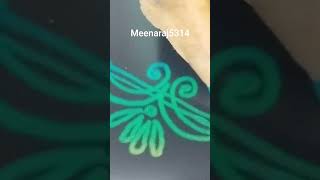 border creative design# rangoli design#shorts