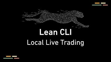Live Trading Algorithmic Trading Strategies (Self-Hosted) - LEAN CLI