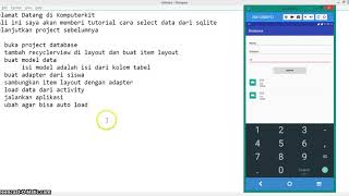 Tutorial Komputerkit Android Studio 18 Select Data SQLITE Part 2