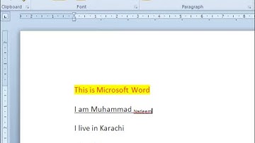 Lesson 9 SubScript or SuperScript Microsoft Office Word 2007 2010 Free Tutorial Urdu Hindi Video Tr