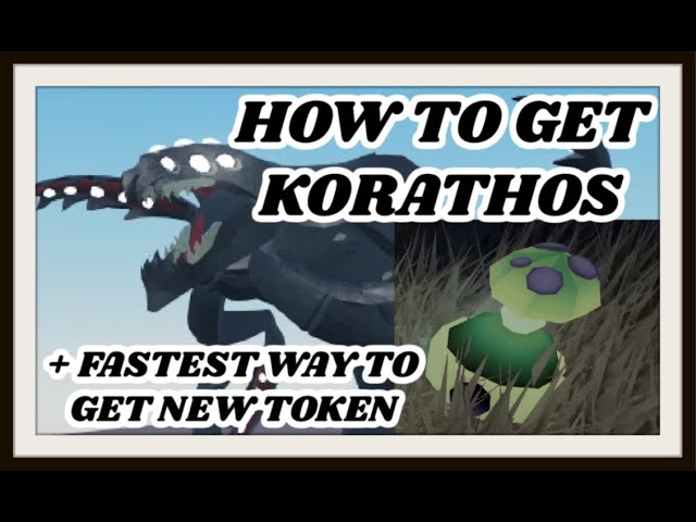 Korathos Creatures of Sonaria Roblox species cos