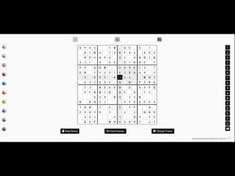 prettySudoku -  Harvard CS50 Final Project