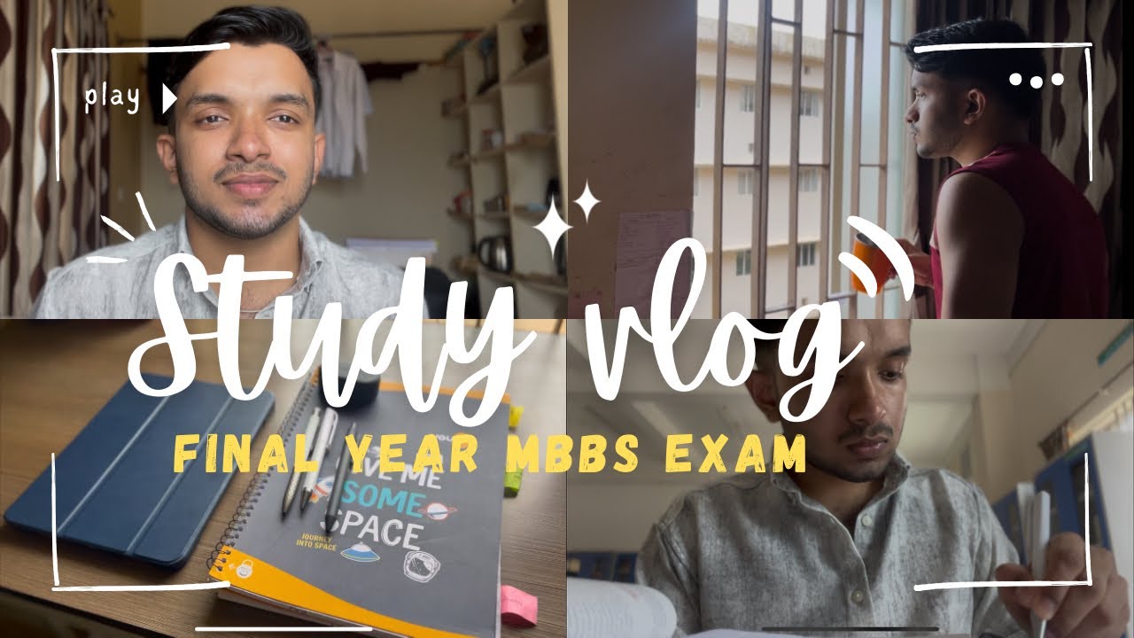 STUDY Vlog | FINAL YEAR MBBS | STUDY TIPS | My Experience | 