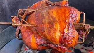 How to make Rotisserie Chicken [Weber Kettle]