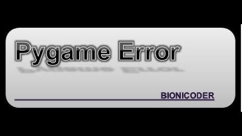 Python Pygame Error: python setup.py egg_info did not run successfully